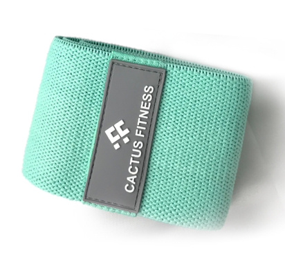 CACTUS FITNESS Resistance Non Slip Thick Power Bands Set 2pcs for Hips, Thighs,Legs,Butt,Glutes for Men and Women