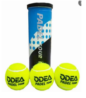 Quality Odea Padel Tour Balls Can of 3pcs