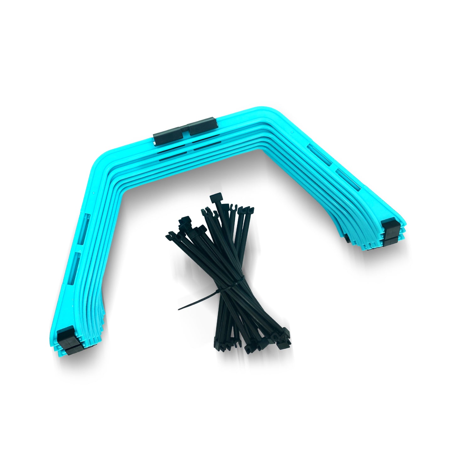 Multifunctional agility ladder 8rings with carrying bag in football soccer tennis padel speed agility fitness drills training for athletes adults children