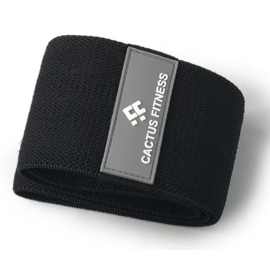 CACTUS FITNESS Resistance Non Slip Thick Power Bands Set 2pcs for Hips, Thighs,Legs,Butt,Glutes for Men and Women