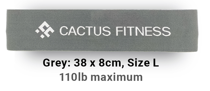 CACTUS FITNESS Resistance Non Slip Intermediate Power Bands Set 2pcs for Hips, Thighs,Legs,Butt,Glutes for Men and Women