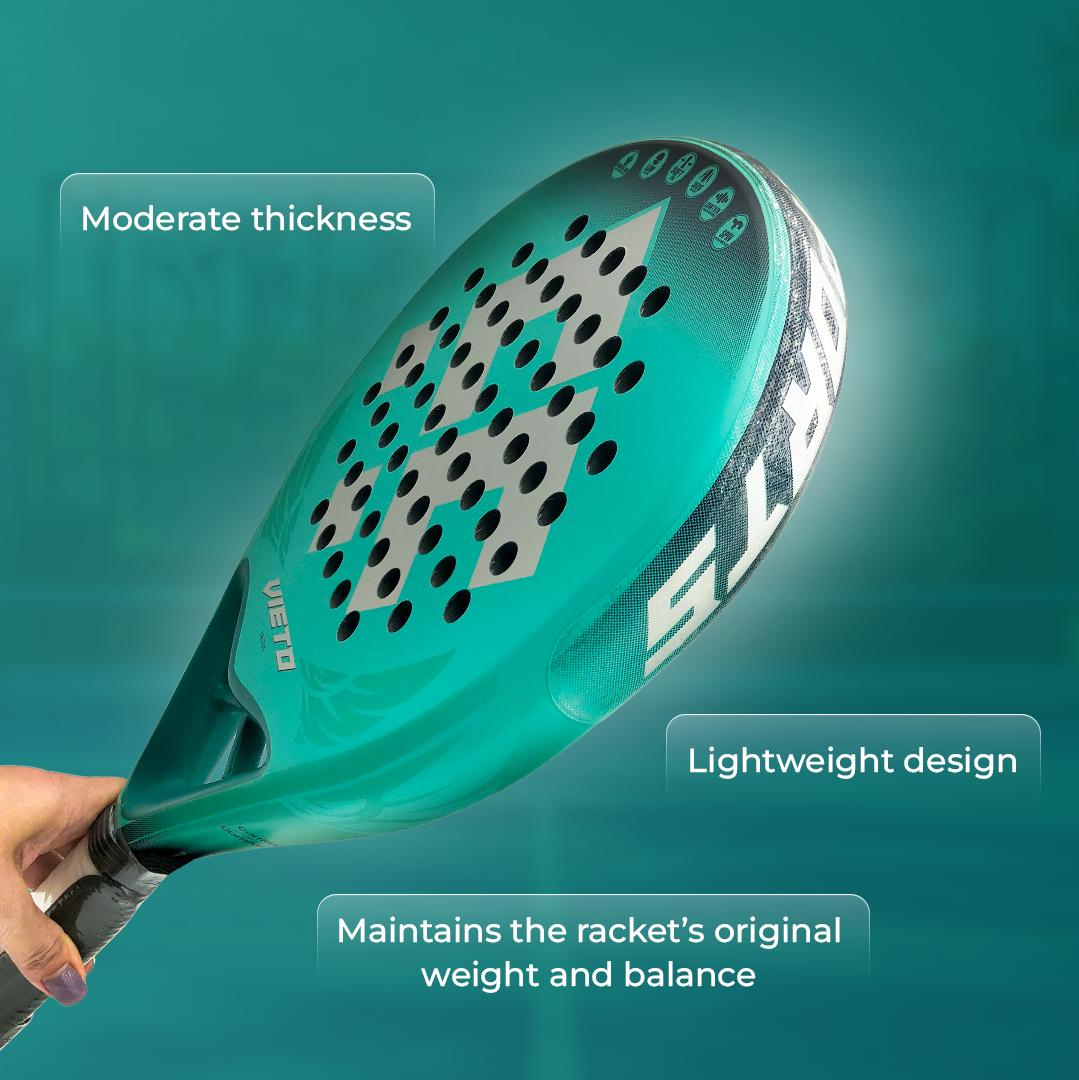 Padel rackets transparent protector