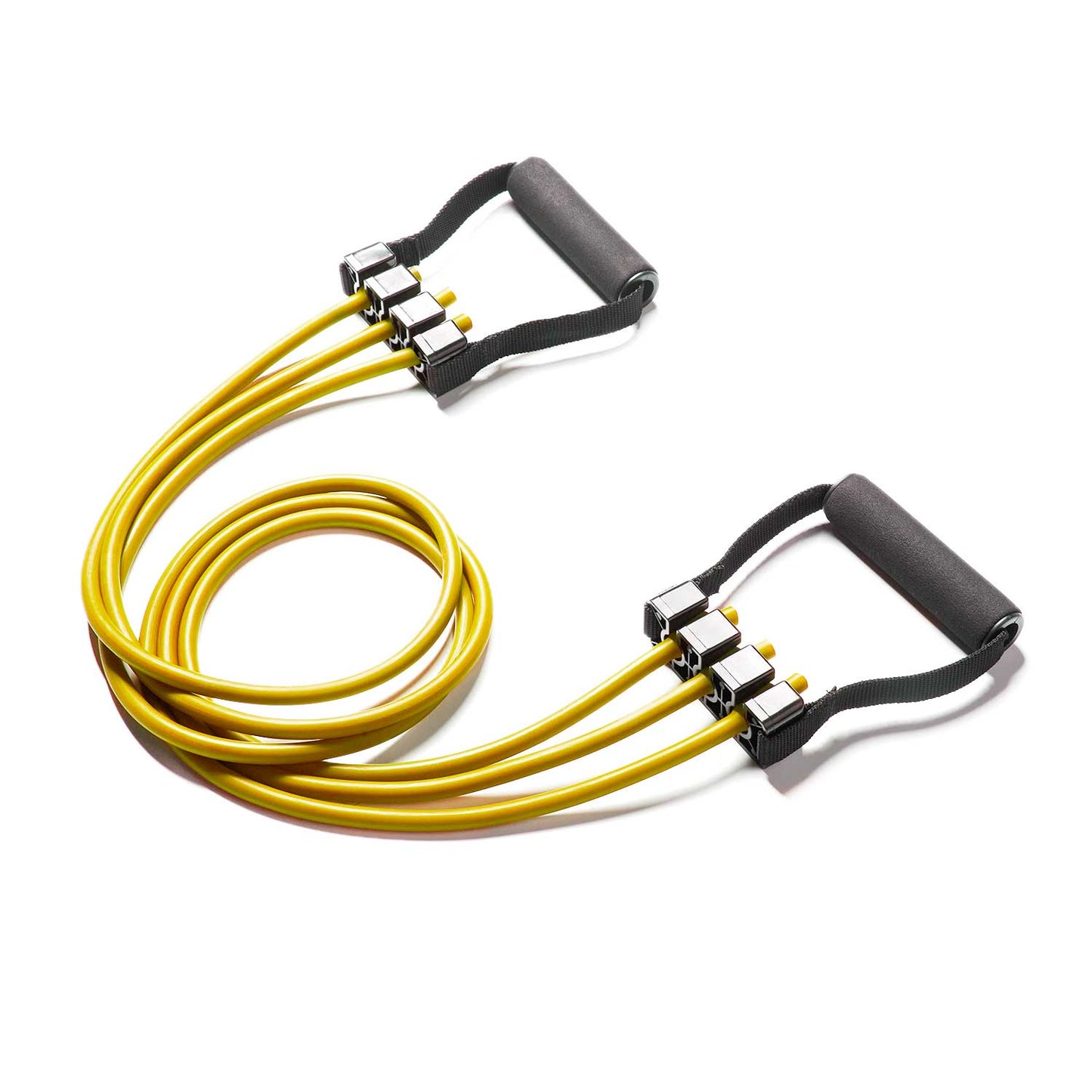 CACTUS FITNESS Latex Resistance Bands With Handles set wtih Door Anchor Foot Straps for Chest Arms Legs Full Body Work Out for Men And Women